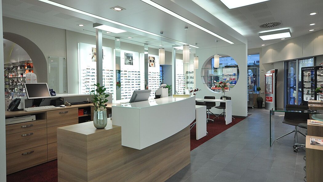 Gottwald United Optics Standort Heiligengeistplatz Innenraum