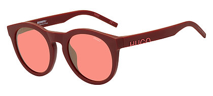 Hugo Boss Sonnenbrille mit roten Gläsern 