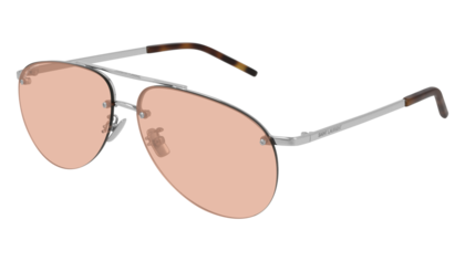 Saint Laurent Sonnenbrille mit rosa Gläsern