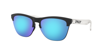 Oakley Sonnenbrille mit zweifärbiger Fassung und blauen Gläsern