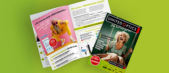 United Optics Hörakustik Flyer