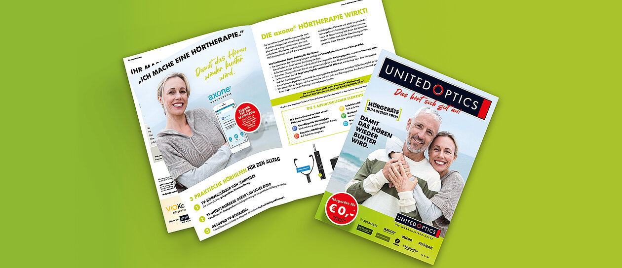 United Optics Hörakustik Flyer