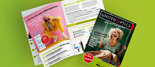 United Optics Hörakustik Flyer