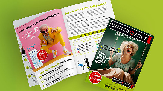 United Optics Hörakustik Flyer