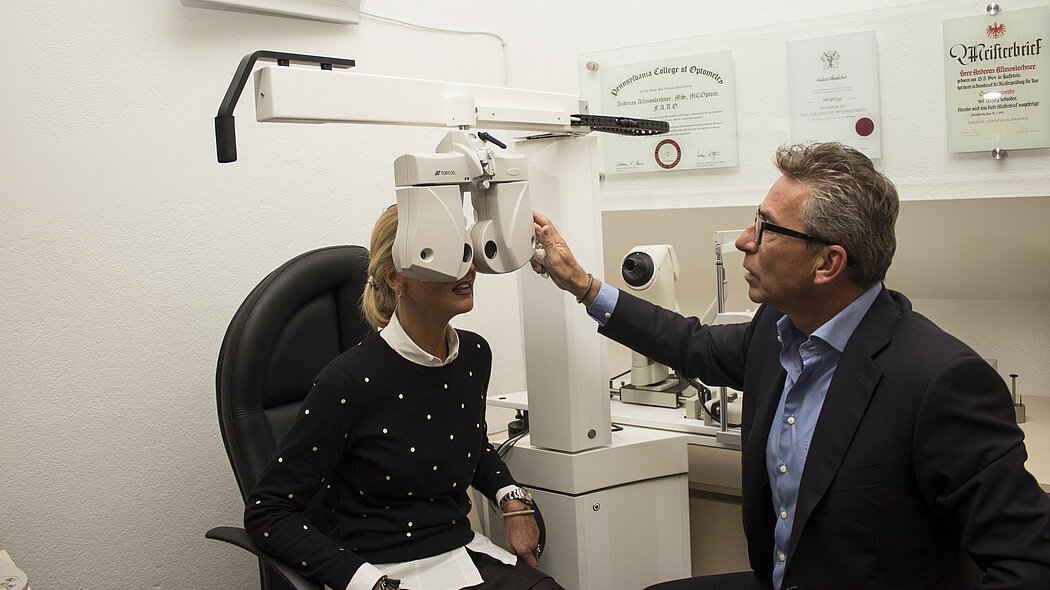 Allmoslechner United Optics Sehtest