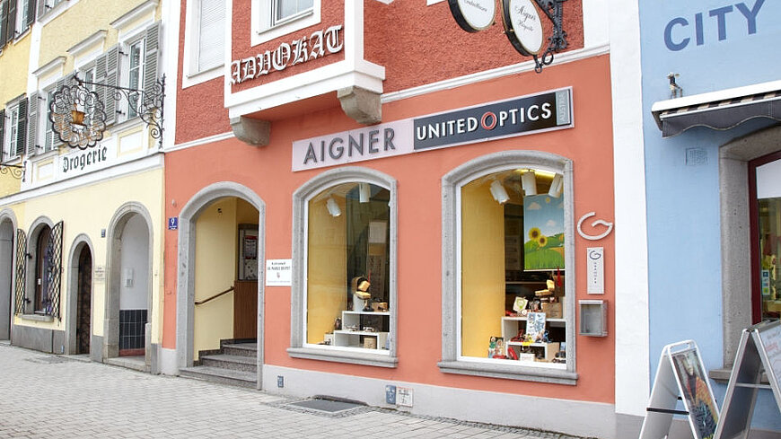 Aigner United Optics Schärding Fassade