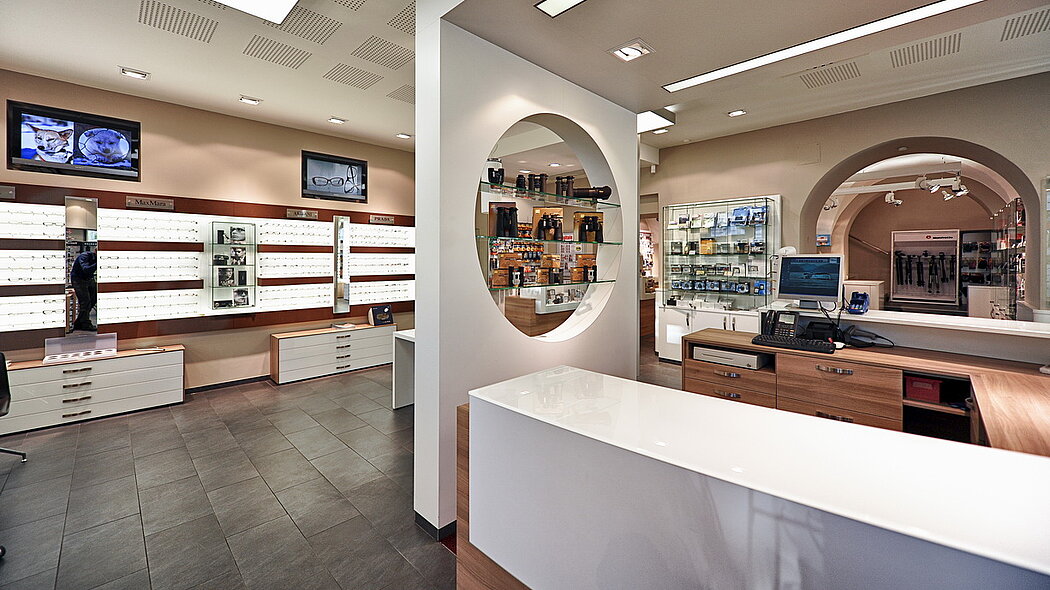 Gottwald United Optics Standort Heiligengeistplatz Innenraum