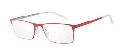 Carrera Brille mit rotem Rahmen